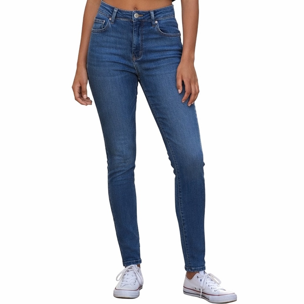 True Craft Curvy High Rise Skinny Dark Wash Jeans Sz 8 Short girl friendly!